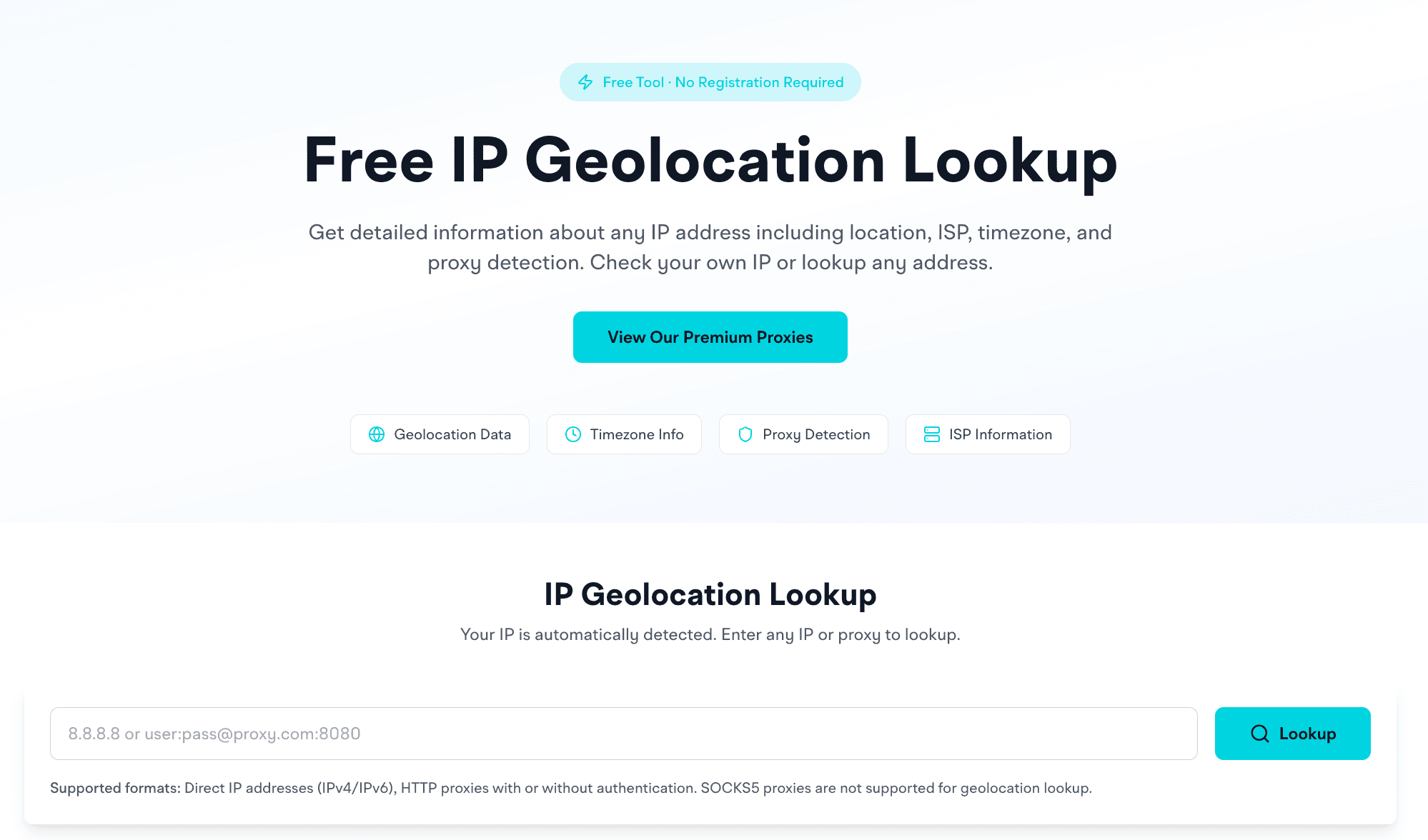 IP Geolocation Tool